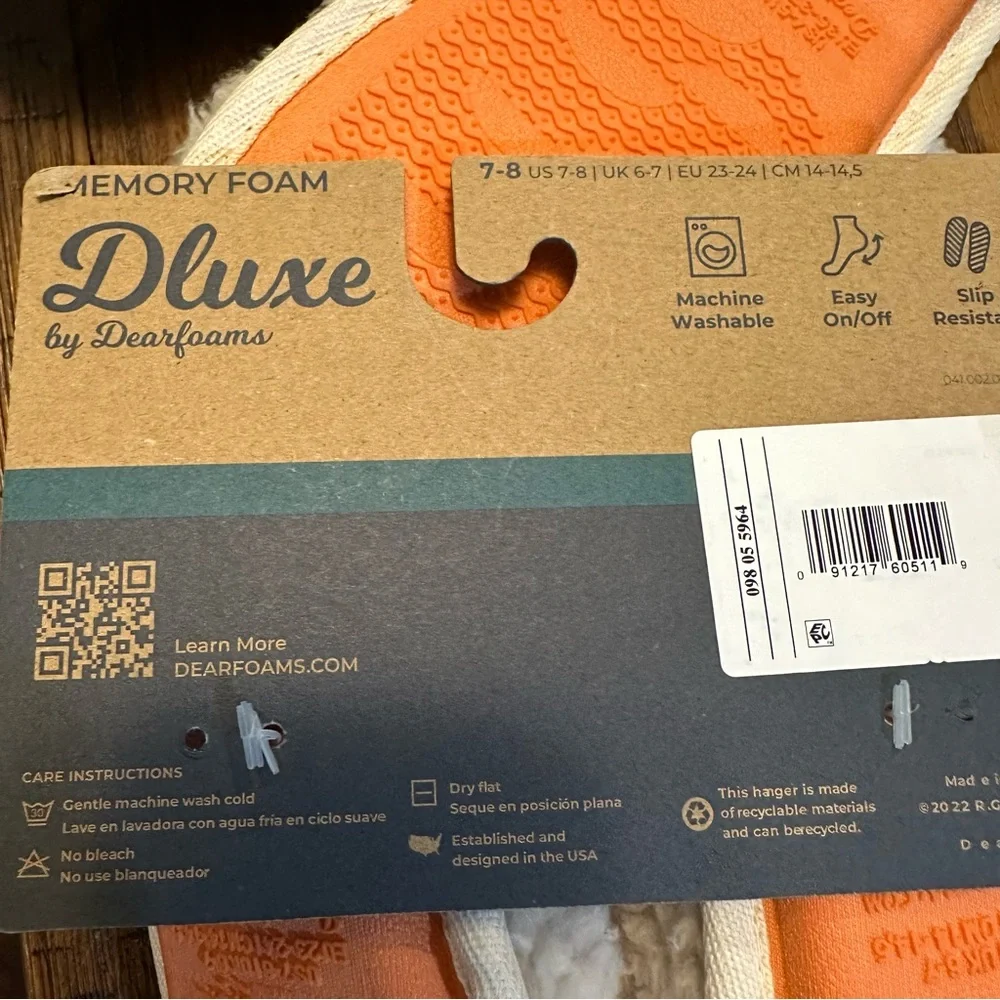 Dluxe‎ Dearfoams Halloween Slippers NWT